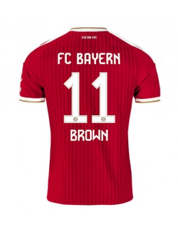 Bayern Munich Nathaniel Brown #11 Replika Hemmakläder 2026-27 Kortärmad